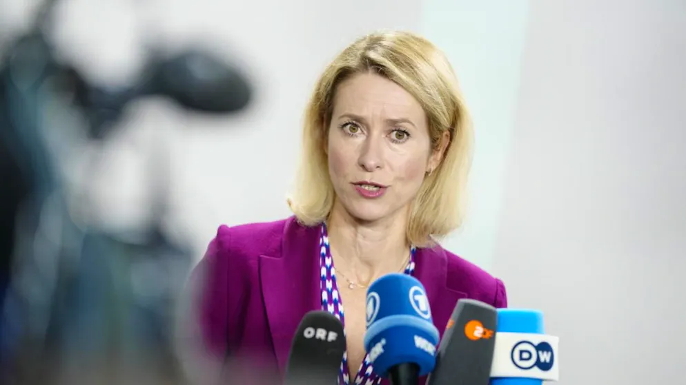 L'alta rappresentante Ue Kaja Kallas.
