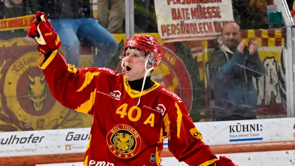 One of the most successful Swiss scorers for the SCL Tigers last season: Flavio Schmutz