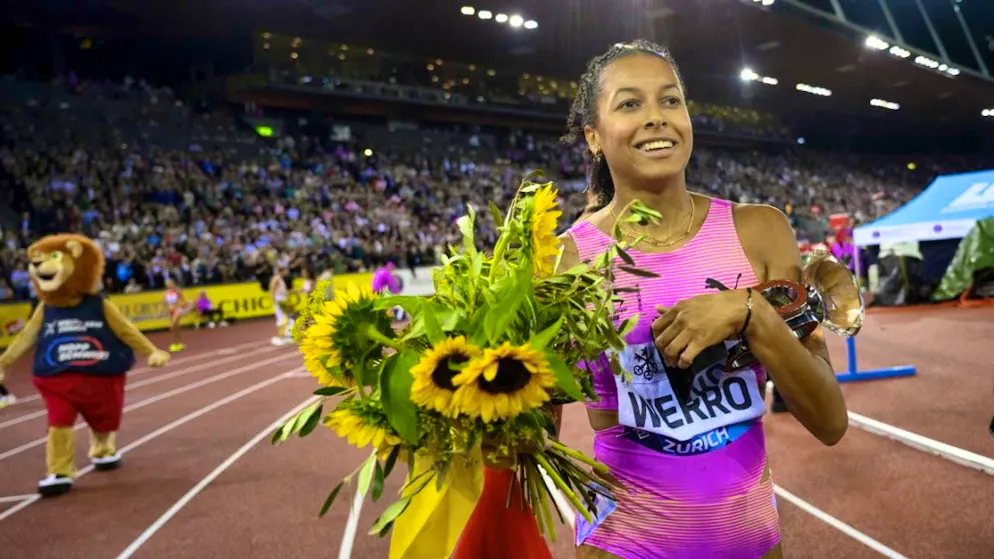 Audrey Werro won the Diamond League in Zurich this week