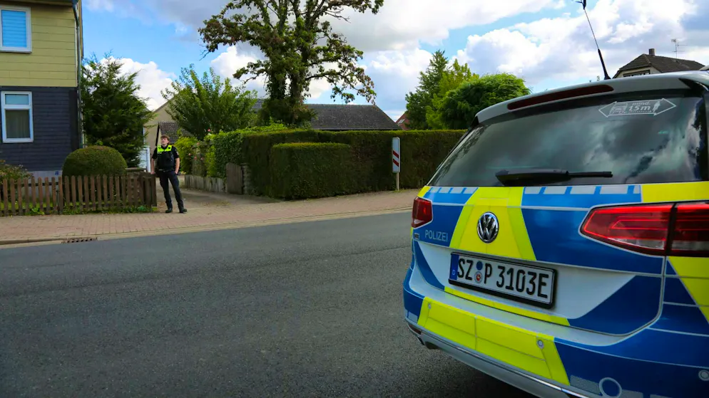 Missing ten-year-old discovered in garage - Gallery. Emergency services searched for the boy with a large contingent. 