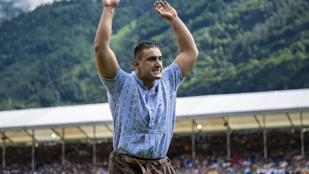 Würde er den Siegermuni mitnehmen?. Werner Schlegel: «Falls mein Vater noch Platz im Stall hätte»