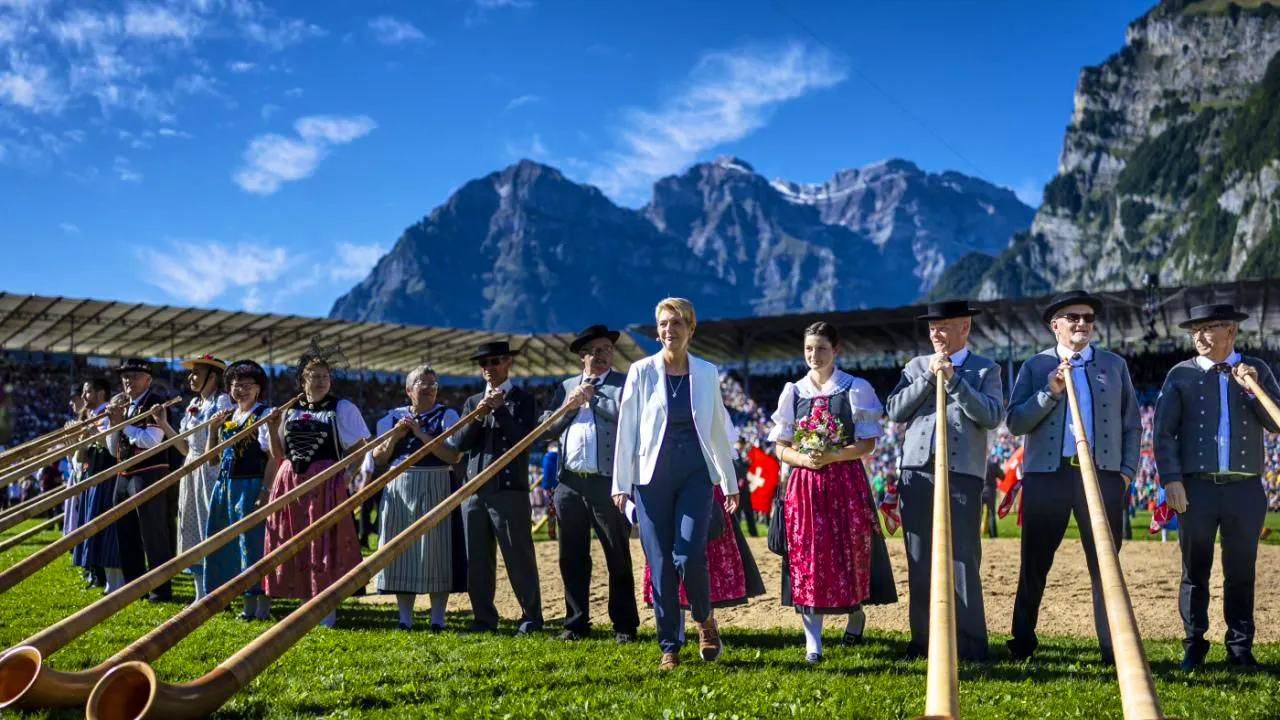 ESAF 2025. President of the Swiss Confederation promotes values at ESAF