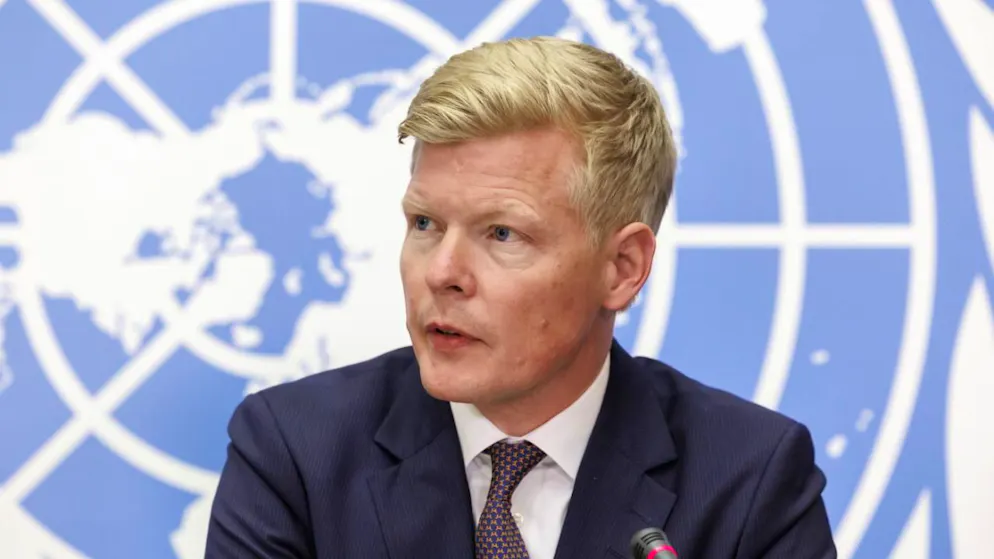 L'inviato dell'Onu per lo Yemen Hans Grundberg (foto d'archivio)