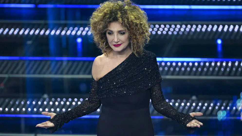 Marcella Bella sul palco dell'Ariston all'ultimo Festival di Sanremo