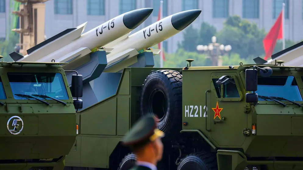China's army has a large arsenal of modern high-tech weapons - and is learning from the USA how best to use them in the Iran war.