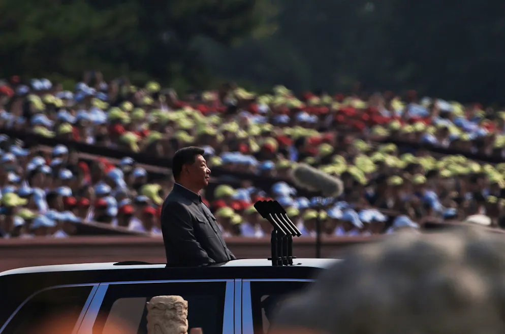 Il presidente cinese Xi Jinping alla Parata militare