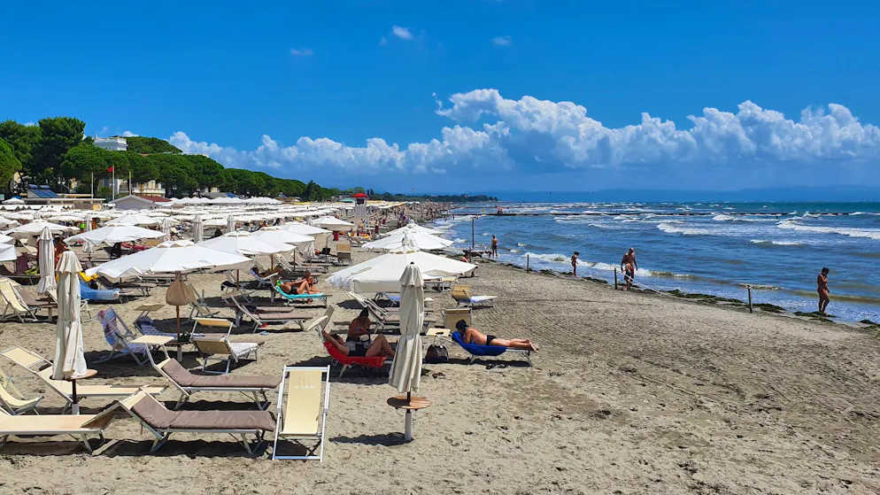 Das Unglück geschah am Strand von Grado in Norditalien. 