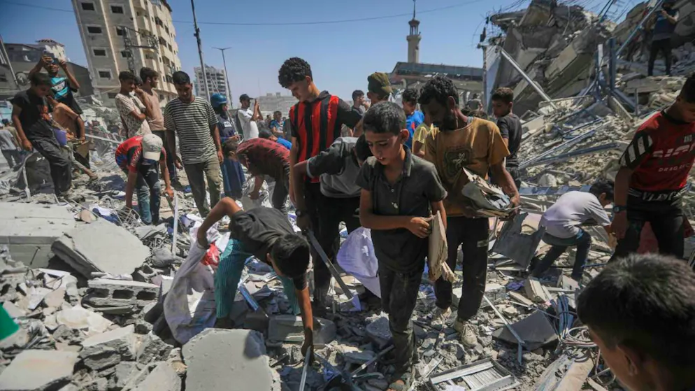 Distruzione nella Striscia di Gaza