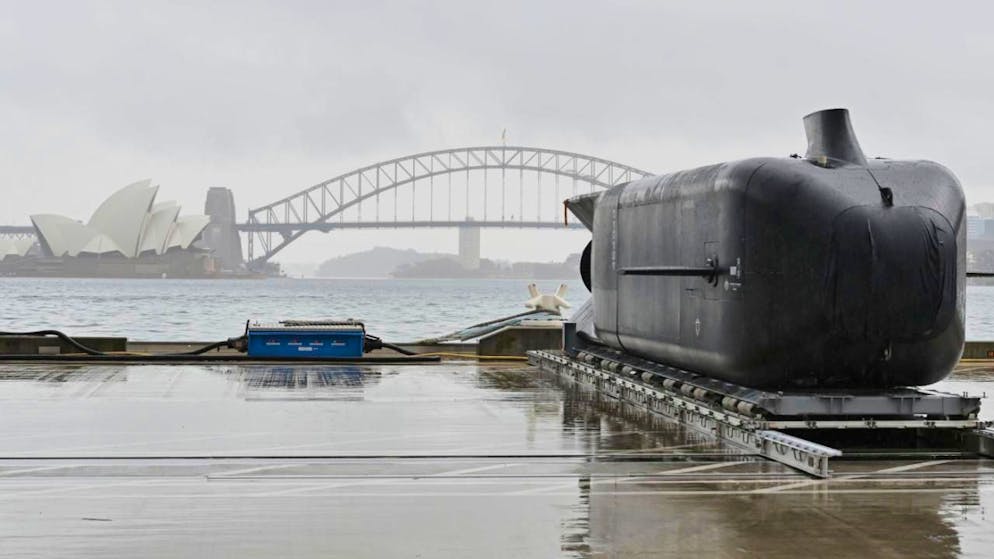 Un drone sottomarino Ghost Shark a Sydney.