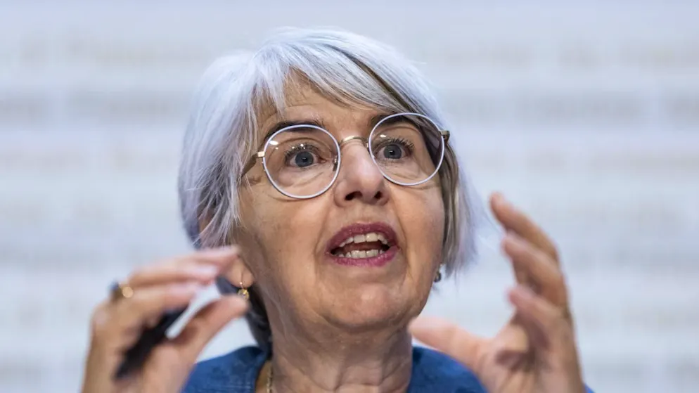 La consigliera federale Elisabeth Baume-Schneider