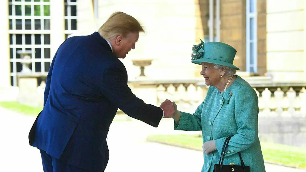 Donald Trump arrived at Buckingham Palace on time for his official state visit in June 2019, but this greeting photo went around the world afterwards: was it a fist bump?