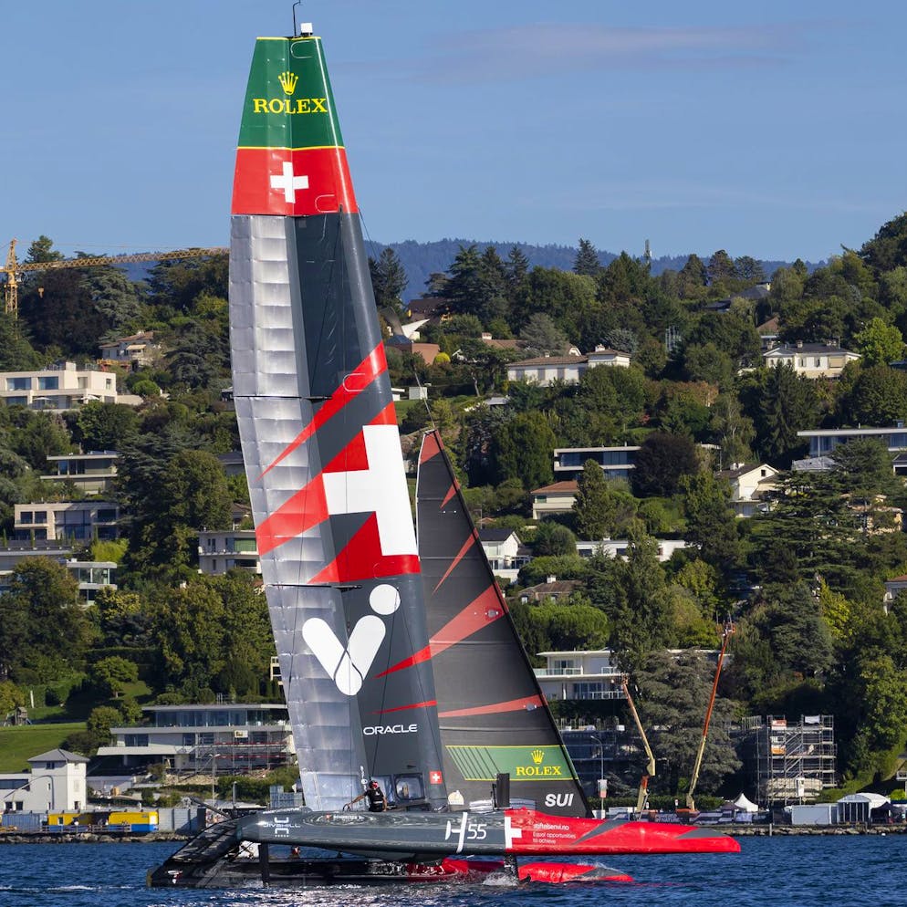 Segel-Spektakel auf dem Genfersee. Die Schweiz schafft den Sprung auf das Podest: «Die Stimmung war verrückt»