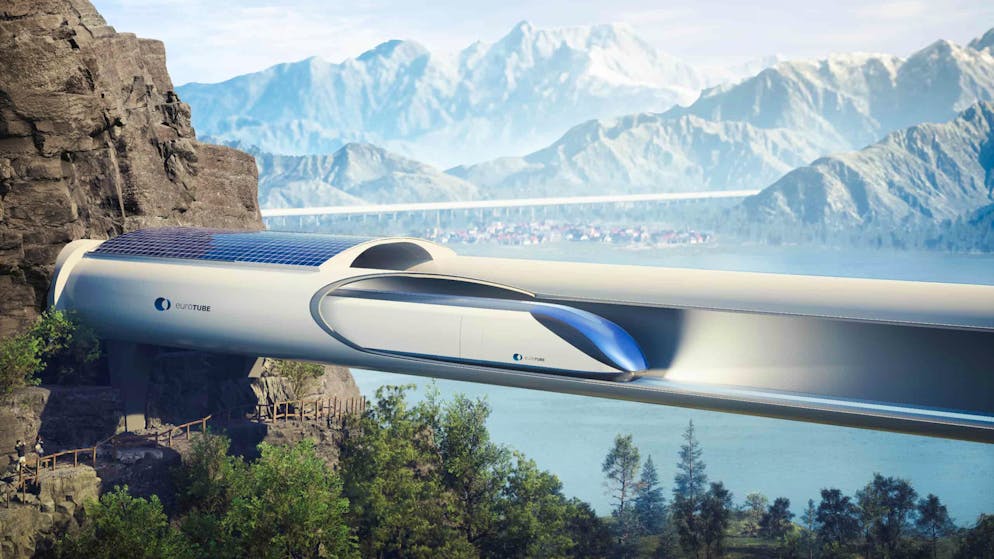 Rasen in der Röhre. Neuer Geschwindigkeitsrekord bei Hyperloop-Testfahrt