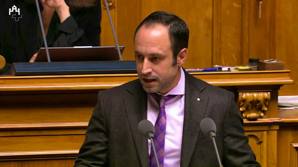 Bernese FDP National Councillor Christian Wasserfallen comments on the terrorist attack in Winterthur. (archive picture)