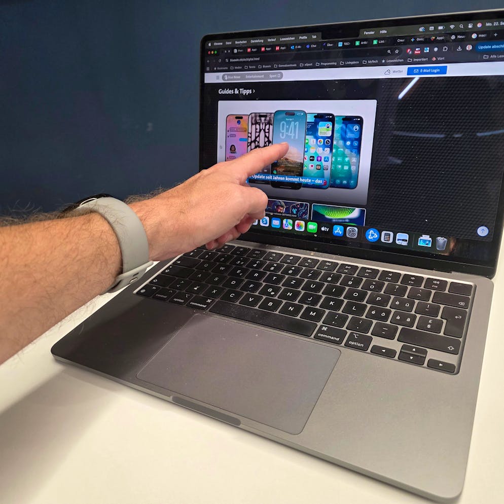 Strategiewechsel?. Bringt Apple 2026 das erste Macbook mit Touchscreen raus?