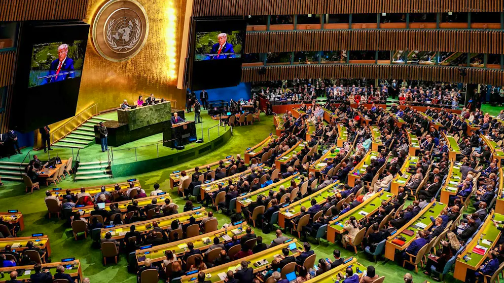 Trump davanti all'Assemblea generale dell'ONU