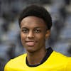 YBs Spieler Alvyn Sanches posiert beim Fototermin des BSC Young Boys Bern, am Mittwoch, 17. September 2025, im Stadion Wankdorf in Bern. (KEYSTONE/Anthony Anex)
