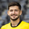 YBs Spieler Armin Gigovic posiert beim Fototermin des BSC Young Boys Bern, am Mittwoch, 17. September 2025, im Stadion Wankdorf in Bern. (KEYSTONE/Anthony Anex)