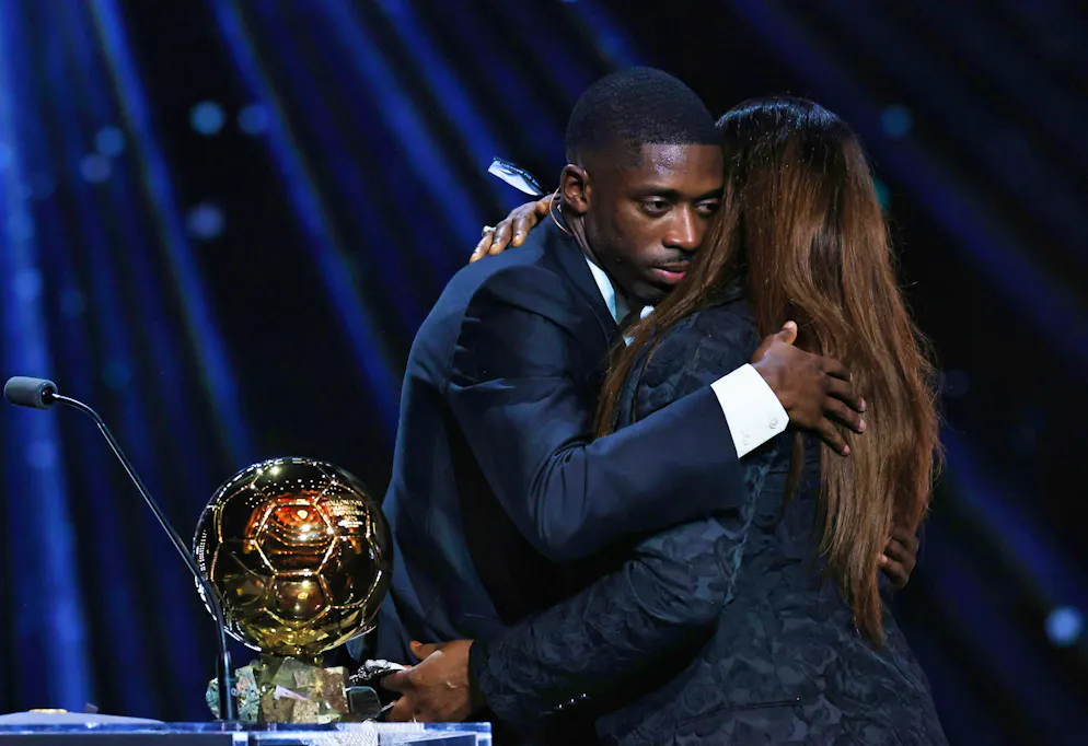 When Dembélé thanks his mom, he can no longer hold back the tears | blue News