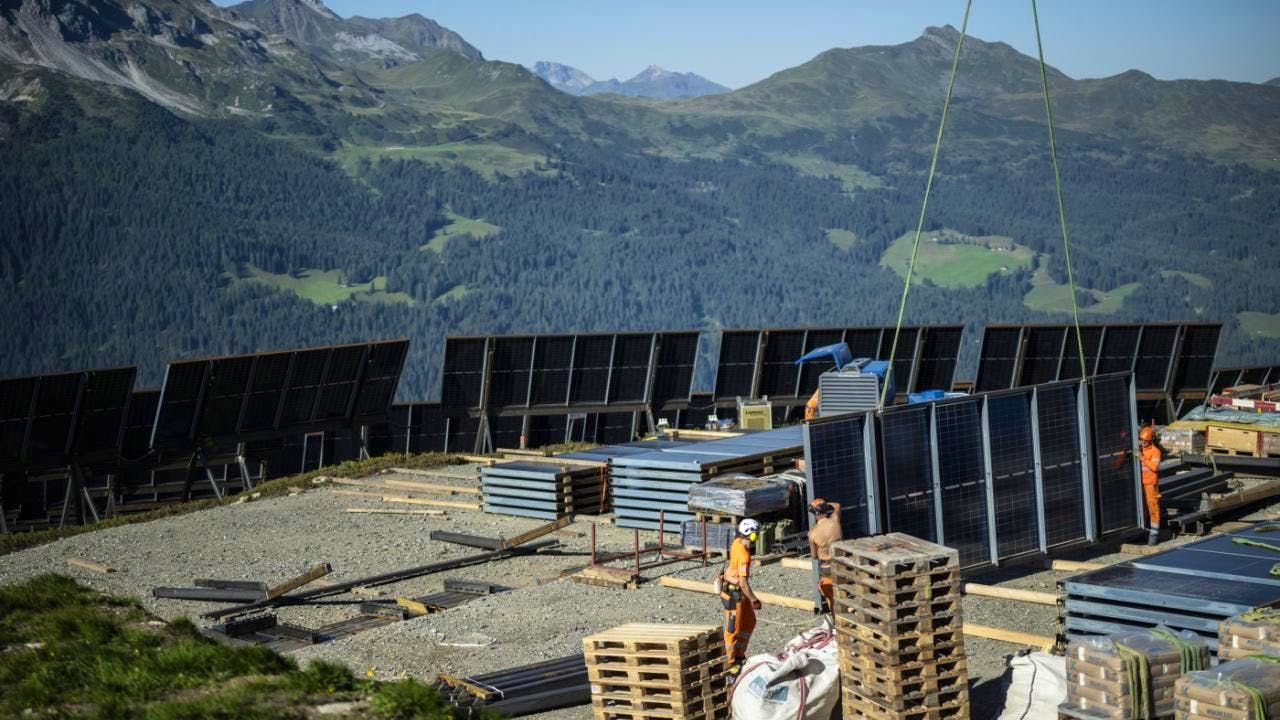 Solarstrom. Madrisa Solar produziert als erstes alpines Solarkraftwerk Strom