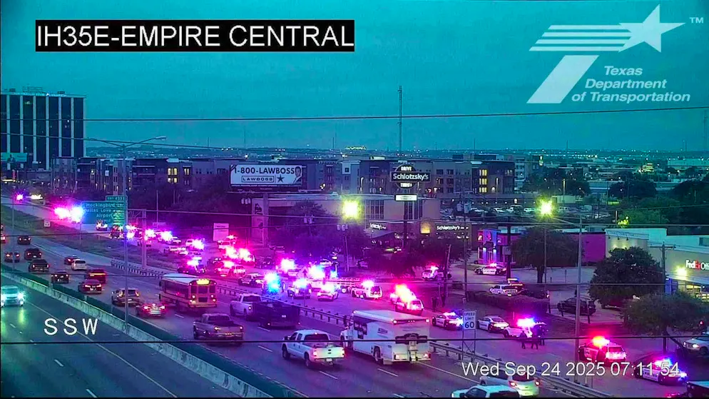 Numerous units are currently deployed at the ICE building.
