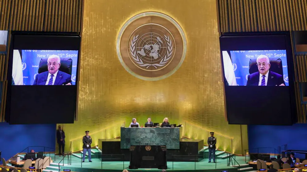 Assemblea Generale. Abu Mazen all'ONU: «Da due anni a Gaza i palestinesi vivono un genocidio»