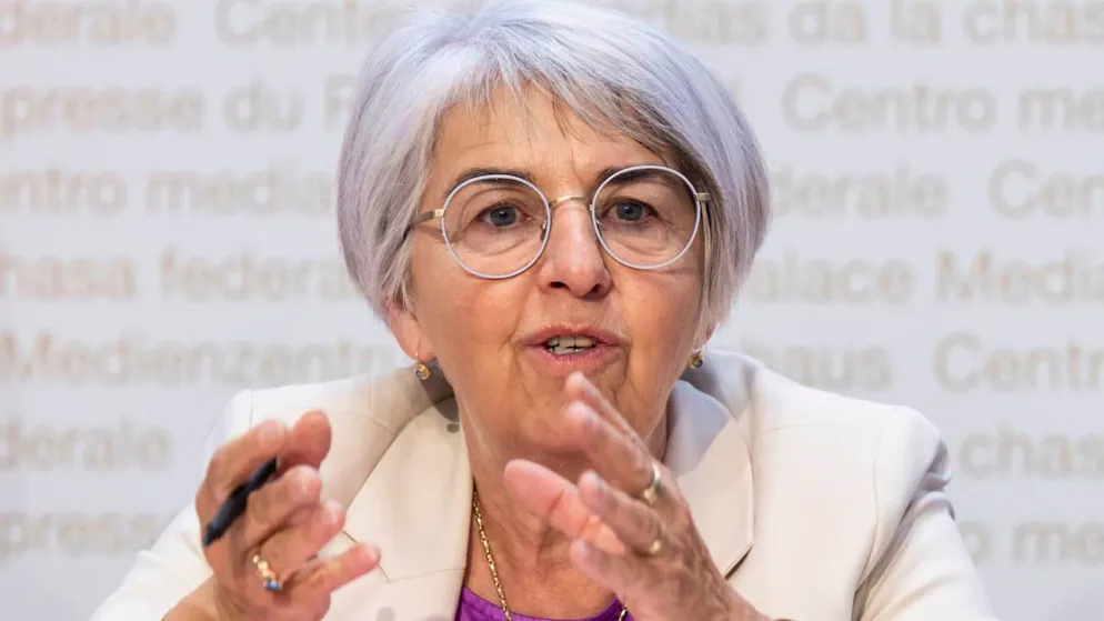 La consigliera federale Elisabeth Baume-Schneider
