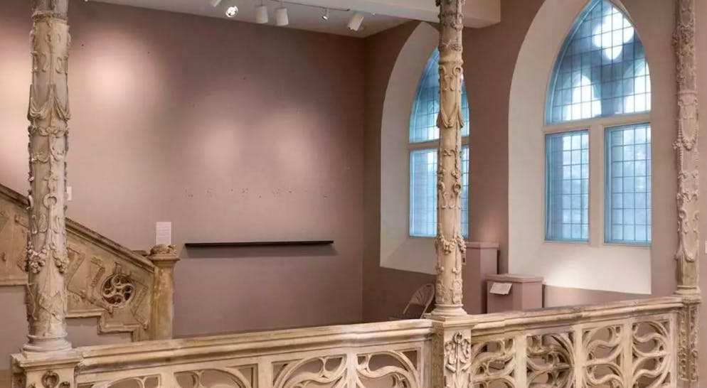 Die verschollene Treppe aus dem 15. Jahrhundert.