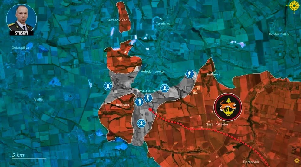 I russi restano accerchiati a est di Pokrovsk. Il fatto che Mosca stia schierando la 155ª Brigata di Marina è una motivazione in più per la parte avversa: l'unità preferita da Vladimir Putin è stata coinvolta nei massacri di Butsha.