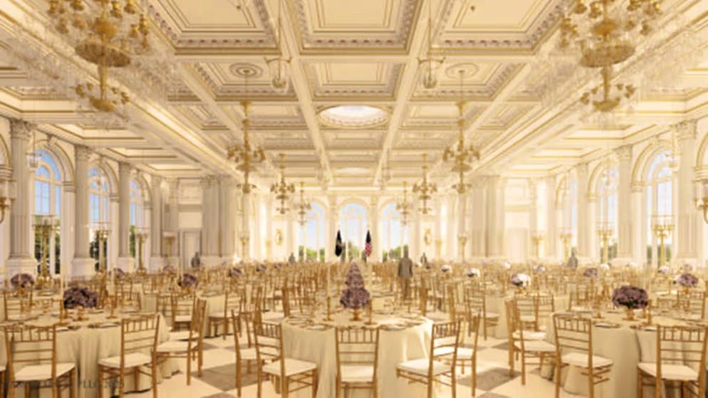 This is how grand the planned White House ballroom will be.