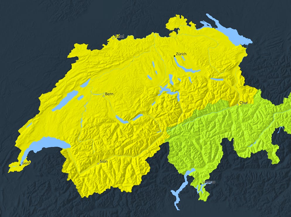 Am Samstag gilt mässige Windgefahr. 