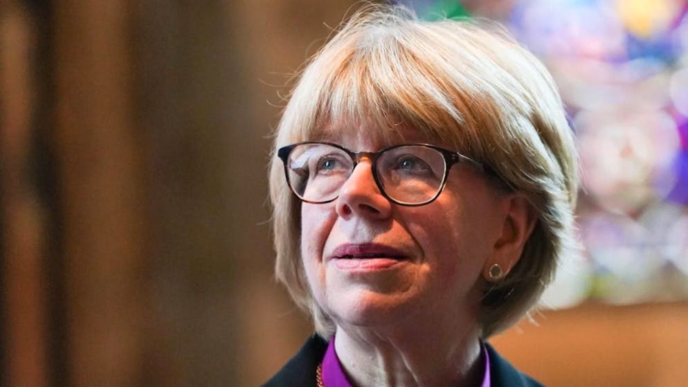 Première femme à diriger l'Église d'Angleterre, Sarah Mullally a décrit son rôle comme celui d'"une bergère» (archives).