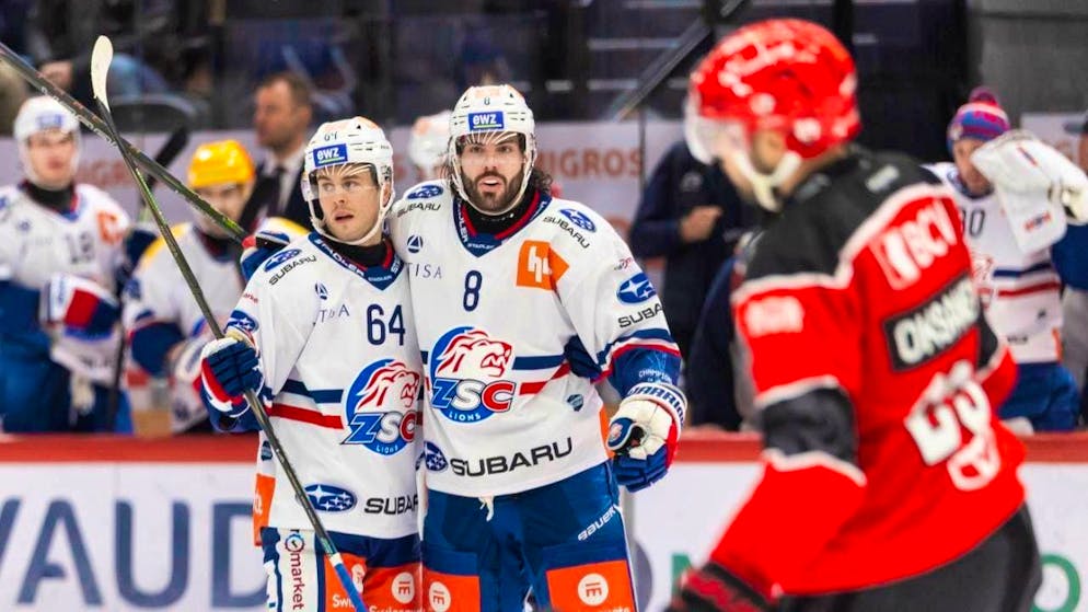 The ZSC Lions win against Lausanne