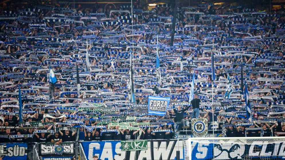 Die HSV-Fans konnten zum zweiten Mal jubeln