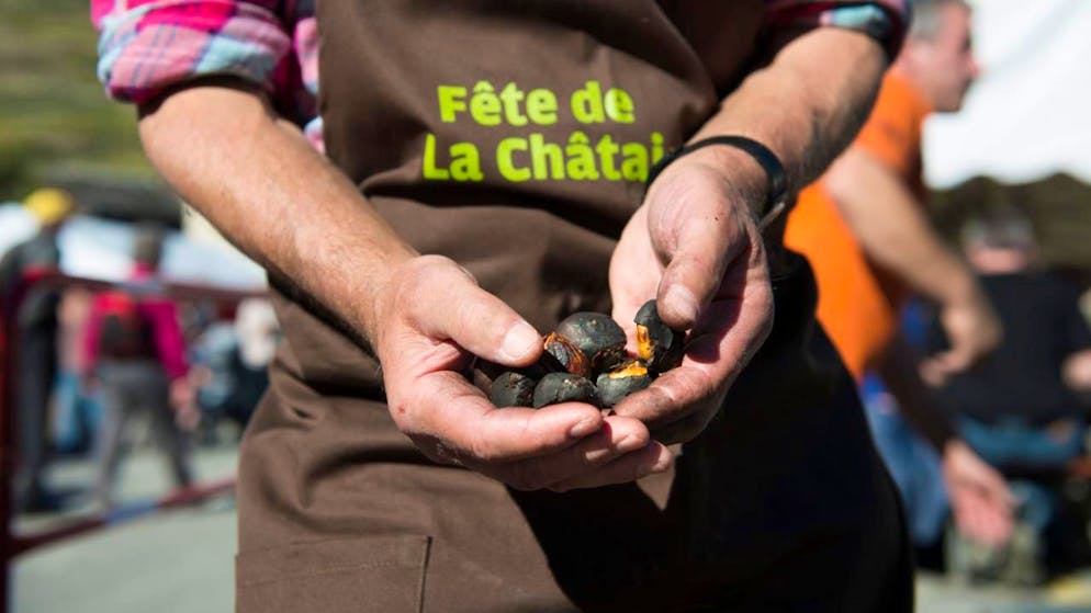 La traditionnelle Fête de la châtaigne revient pour une 31e édition à Fully, en Valais (image d'archive).