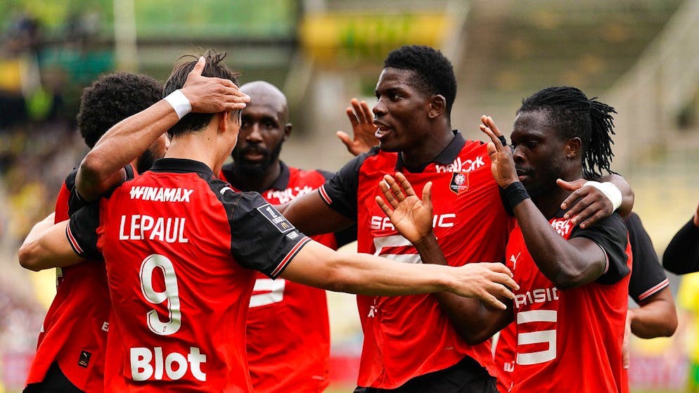Breel Embolo konnte nun erstmals auch für Rennes jubeln.