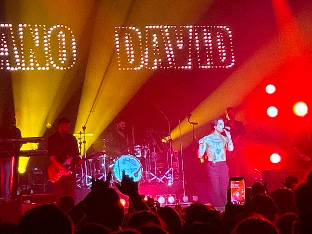 Damiano David in der Halle 622 in Zürich auf Solo-Tour. 