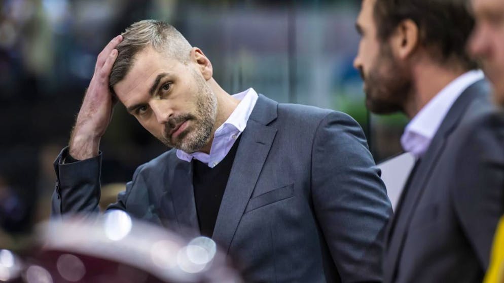 Yorick Treille musste nach dem 0:8-Debakel von Servette in Biel sein Büro gleich räumen