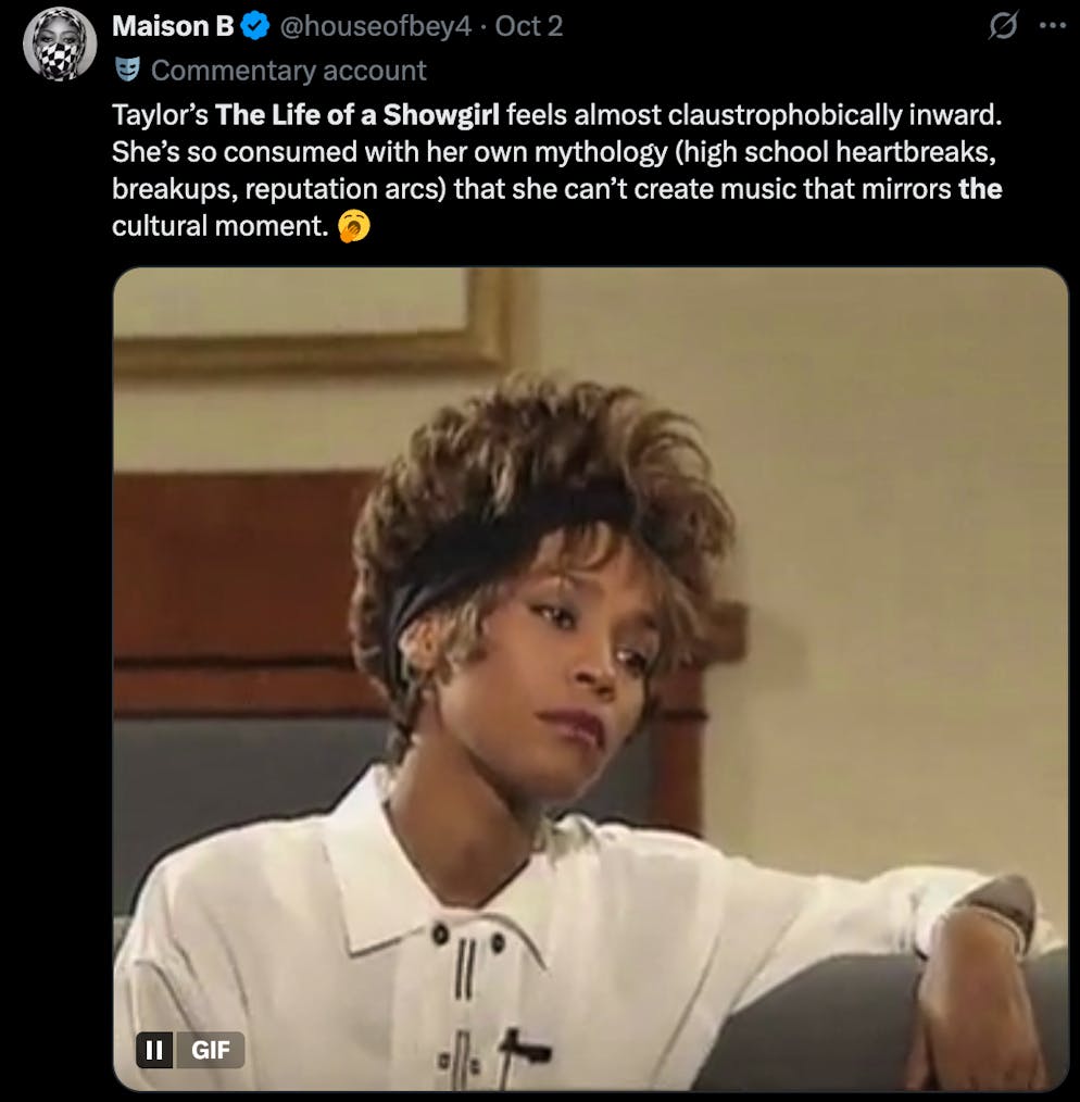 Auch bei dieser X-Userin gibt's keine Komplimente für das Album.