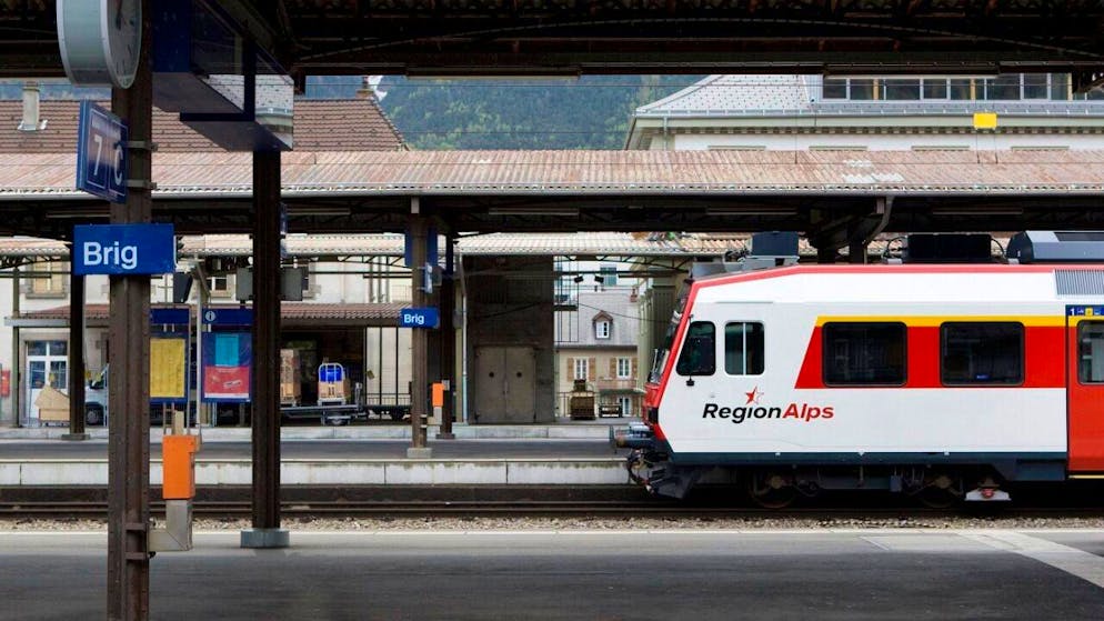 Aucun train ne circulera ce week-end entre Brigue et Viège (archives).