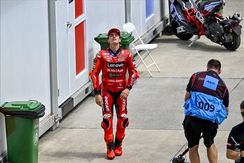 È caduto durante il GP d'Indonesia