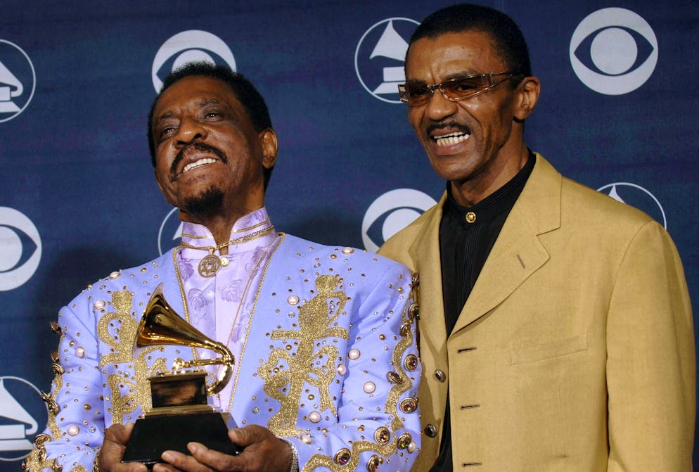 Tina Turner's son: Ike Turner Junior died at the age of 67. Ike Turner Jr. (right) and his father Ike at the Grammy Awards in 2007.