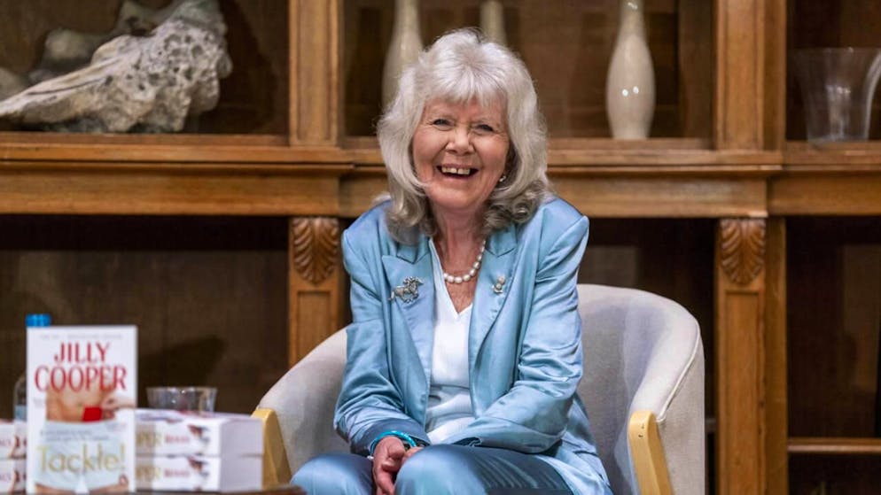 La scrittrice britannica Jilly Cooper. (foto d'archivio)