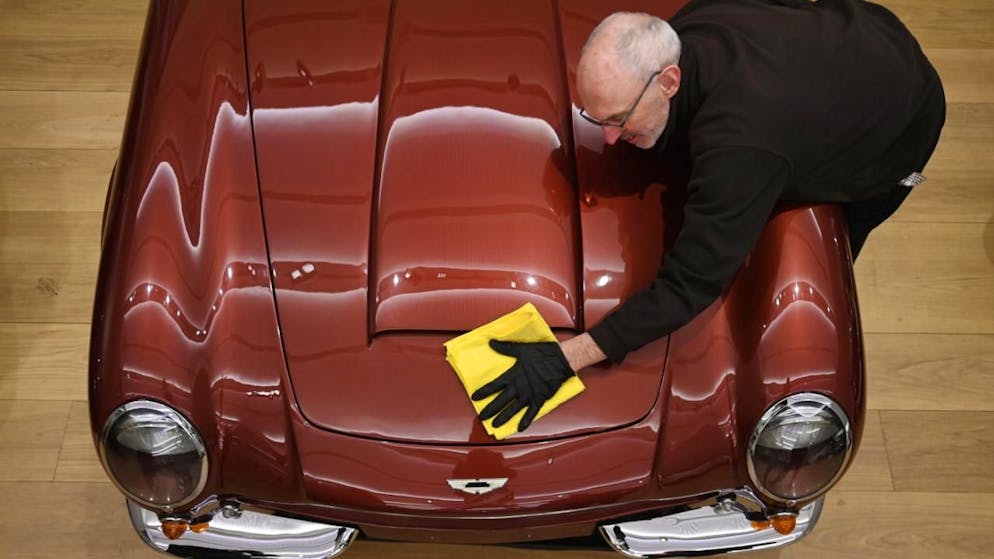 Aston Martin, le constructeur préféré de James Bond, pointe "les incertitudes liées à l'impact économique des droits de douane américains" (archives).