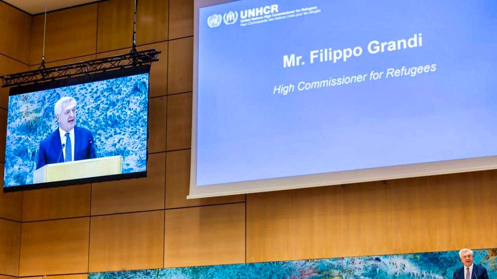 The UN High Commissioner for Refugees (UNHCR), Filippo Grandi, criticizes "political decisions" that have led to a record number of job cuts at his UN organization.