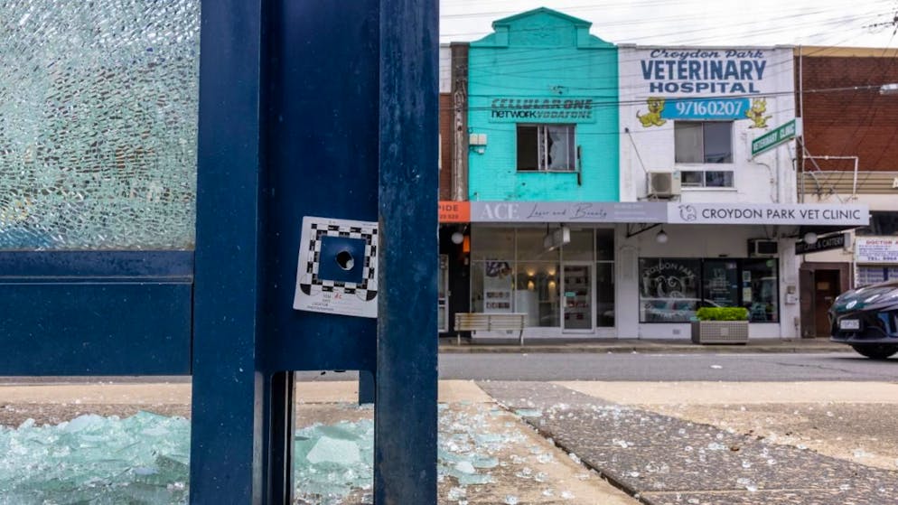 Sul luogo della sparatoria a Sydney.