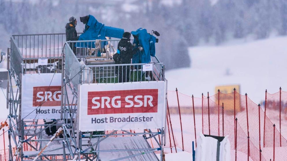 Die SRG bietet unter anderem bei den alpinen Ski-Weltmeisterschaften in Crans-Montana und Narvik einen umfassenden Service