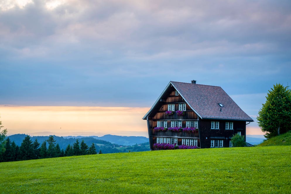 Appenzell Rhodes-Intérieures est l'un des cantons, avec Thurgovie, où la surface d'habitation est la plus élevée par habitant.