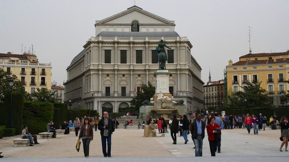 Vier Tote nach Gebäudeeinsturz in Madrid - Gallery. Der Einsturz geschah unweit der Madrider Oper. (Archivfoto)