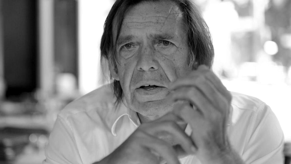 Boulevard-Journalist Franz Josef Wagner bei einem Interviewtermin in Berlin. Foto: Rainer Jensen/dpa (Archivbild)